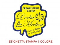 Etichette adesive per erboristerie, cosmetica, cosmesi (mm 39X39)  (cod.7M )